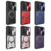 OPPO Reno12 Pro 5G Pink Case: CD Texture, Sliding Camshield, Magnetic Holder - 2