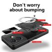 OPPO A3x 5G/4G CD Texture Camshield Magnetic Holder Case Black - 3