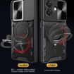 OPPO A3x 5G/4G Red Camshield Magnetic Holder Phone Case India - 5