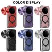 OPPO Find X8 Pro Silver CD Texture Camshield Magnetic Holder Case - 2