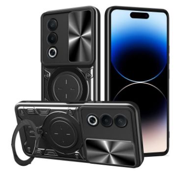 OPPO A3 Pro 5G India Camshield Magnetic Holder Case Black - 1