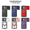 OPPO A5 Pro 5G Purple Camshield Magnetic Holder Phone Case Global CD Texture - 2