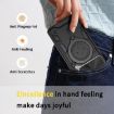OPPO A5 Pro 5G Purple Camshield Magnetic Holder Phone Case Global CD Texture - 7