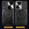 Vivo Y51 2020/Y31 Silver CD Texture Camshield Magnetic Holder Case - 7