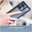 Motorola Edge 40 Acrylic Hybrid TPU Phone Case - Colorful Series Black - 5