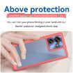 Motorola Edge 40 Red Acrylic Hybrid TPU Phone Case - Colorful Series - 4
