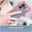 Motorola Edge 40 Red Acrylic Hybrid TPU Phone Case - Colorful Series - 5