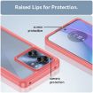 Motorola Edge 2023 Red Acrylic Hybrid TPU Phone Case - Colorful Series - 6