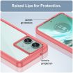 Motorola Edge 40 Neo Red Acrylic Hybrid TPU Phone Case - Colorful Series - 6