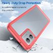 Motorola Moto G53 5G Red Acrylic Hybrid TPU Phone Case - Colorful Series - 3