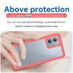 Motorola Moto G53 5G Red Acrylic Hybrid TPU Phone Case - Colorful Series - 4
