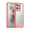 Motorola Moto Edge 50 Pro Red Acrylic Hybrid TPU Phone Case - 1