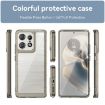 Motorola Moto Edge 50 Pro Acrylic Hybrid TPU Case - Transparent Grey - 2