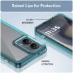 Motorola Edge 2024 Transparent Blue Acrylic TPU Phone Case - 6