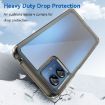 Motorola Moto G14 Acrylic Hybrid TPU Phone Case - Transparent Grey - 3