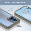 Motorola Moto G14 Acrylic Hybrid TPU Phone Case - Transparent Grey - 6