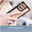 Motorola Edge 50 Acrylic Hybrid TPU Phone Case - Black, Colorful Series - 5