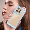 Motorola Moto S50 Blue Acrylic Hybrid TPU Phone Case - Colorful Series - 7
