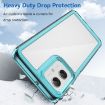 Motorola Moto G55 5G Acrylic Hybrid TPU Case - Transparent Blue - 3