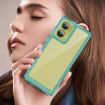 Motorola Moto G85 Transparent Blue Acrylic Hybrid TPU Phone Case - 7