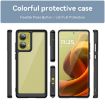 Motorola S50 Neo Black Acrylic Hybrid TPU Phone Case - Colorful Series - 2