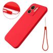 Motorola Edge 2023 Red Liquid Silicone Dropproof Full Coverage Case - 7
