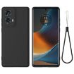 Moto G85 Black Silicone Dropproof Full Coverage Case - 1