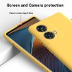 Moto G85 Yellow Silicone Dropproof Full Coverage Case - Solid Color - 4