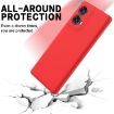 Moto G85 Red Silicone Dropproof Full Coverage Case - 5