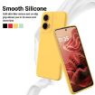 Motorola Moto G35 Yellow Liquid Silicone Dropproof Phone Case - 3