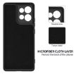 Moto G75 Black Silicone Dropproof Full Coverage Case - Solid Color - 6