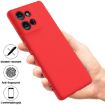 Moto G75 Red Silicone Dropproof Full Coverage Case - Solid Color - 2