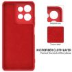 Moto G Power 2025 Red Silicone Dropproof Full Coverage Case - 6