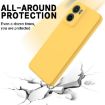 Moto G05/E15 Yellow Silicone Dropproof Full Coverage Phone Case - 5