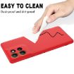 Moto G15 Power Red Silicone Dropproof Full Coverage Case - 8