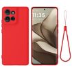 Moto G 2025 Red Silicone Dropproof Full Coverage Case - 1