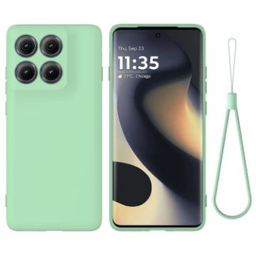 Motorola Edge 5G 2025 Green Silicone Dropproof Full Coverage Case - 1