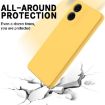 Moto G04S/E14 4G Yellow Silicone Dropproof Full Coverage Case - 5