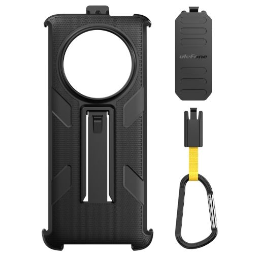 Ulefone Armor 23 Ultra Back Clip Phone Case with Carabiner - Black - 1