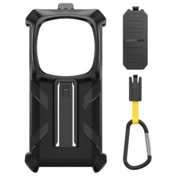 Ulefone Armor 28 Ultra Thermal Back Clip Phone Case with Carabiner Black - 1