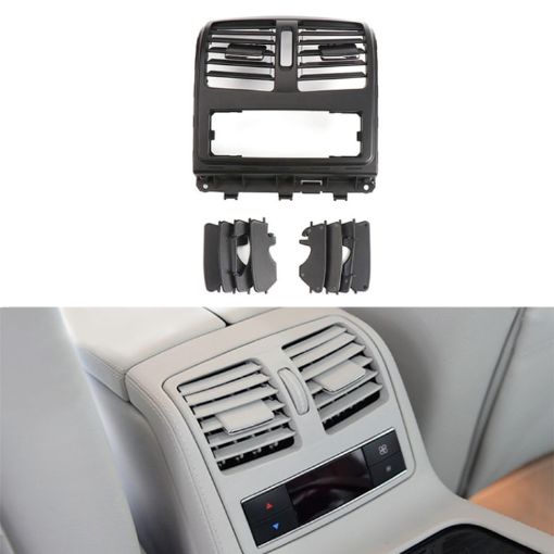 Mercedes-Benz CLS W218 Rear Air Conditioner Outlet Panel Black High Version - 1