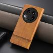 Xiaomi 14 Ultra AZNS Magnetic Flip Leather Case - Light Brown - 3
