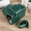 Canon EOS R50 Green Magnetic Leather Camera Case Bag with Strap - 4
