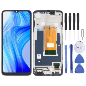 Realme V20 OEM LCD Screen Digitizer Assembly with Frame Replacement - 1