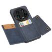 Xiaomi 14 Ultra Blue Phone Case - Double Buckle & Card Slots - 2