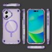 iPhone 17 Transparent Purple MagSafe Case - Skin Feel TPU + PC - 2