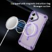 iPhone 17 Transparent Purple MagSafe Case - Skin Feel TPU + PC - 3