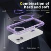 iPhone 17 Transparent Purple MagSafe Case - Skin Feel TPU + PC - 4
