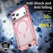 iPhone 17 Pro Transparent Pink MagSafe TPU + PC Case - 6