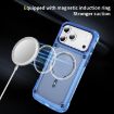 iPhone 17 Pro Transparent Blue MagSafe TPU + PC Case - 4